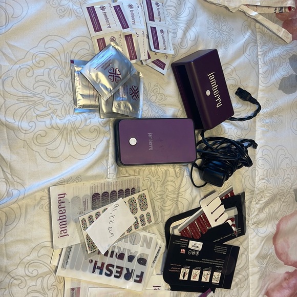 HUGE DEAL!!!! Large lot of JAMBERRY NAIL WRAPS and equipment - Picture 1 of 2